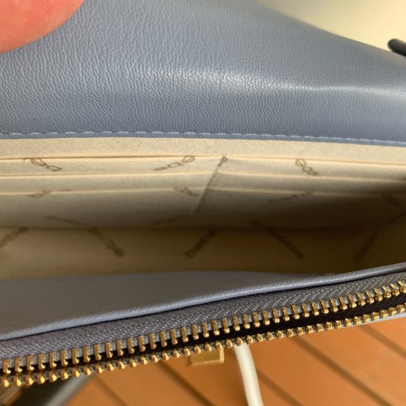 Bebe Katrina Quilted Crossbody-Blue Slate-Purse-NWT - Picture 11 of 15